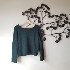 Italian Forest Green Sweater
